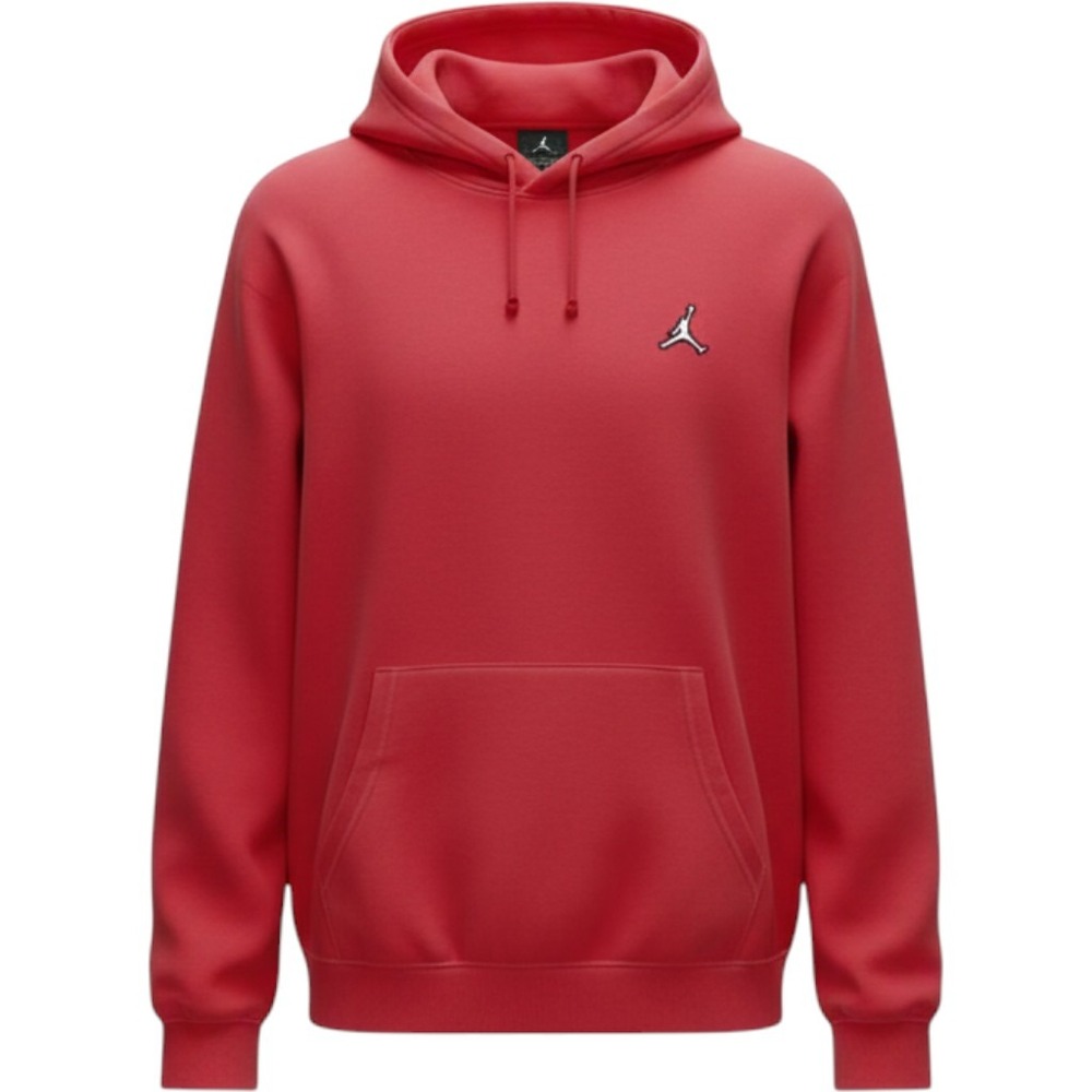 JORDAN Hoodie XL Red EUC Jumpman Logo Fleece Pullover Athletic Streetwear